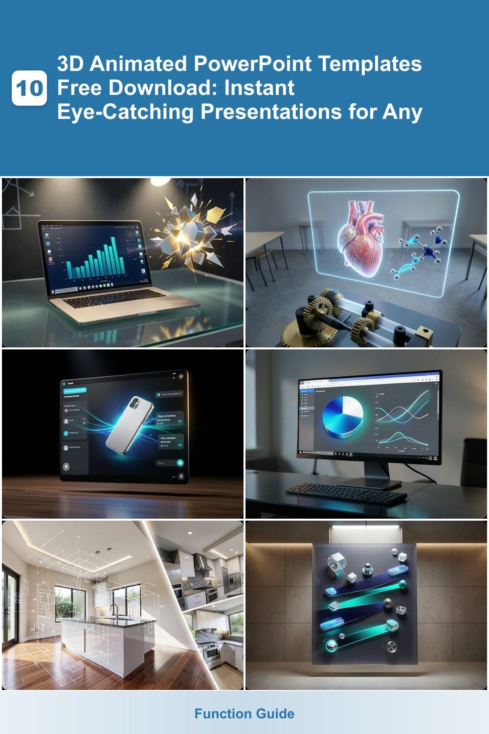 10 3D Animated PowerPoint Templates Free Download: Instant Eye-Catching Presentations for Any Proposal