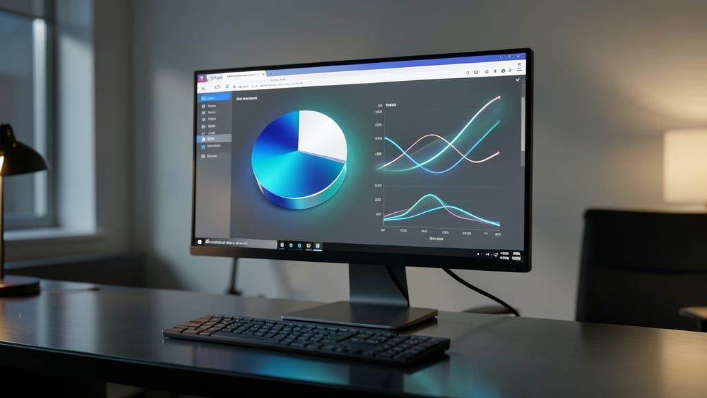 Financial Dashboard 3D Visuals