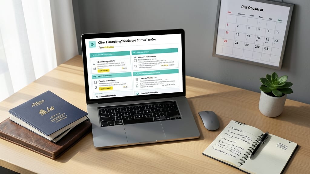 Client Onboarding Checklist and Contract Tracker