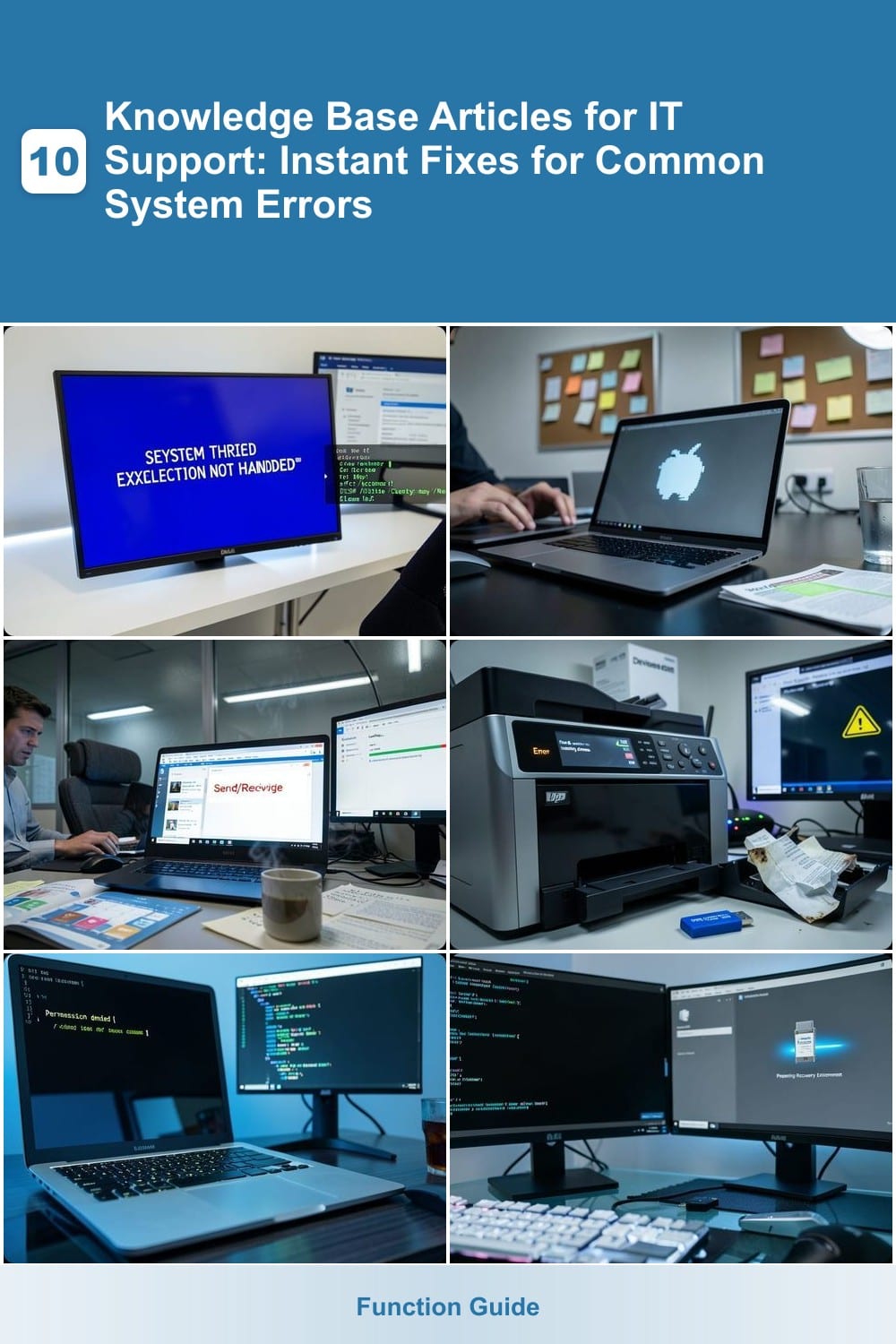 10 Knowledge Base Articles for IT Support: Instant Fixes for Common System Errors