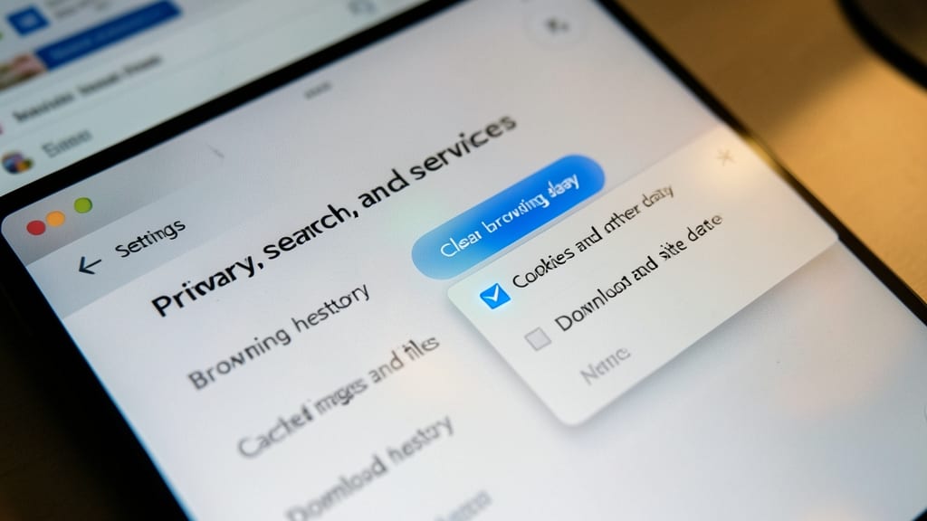 Clear Browsing Data Selectively with Edge's Tools