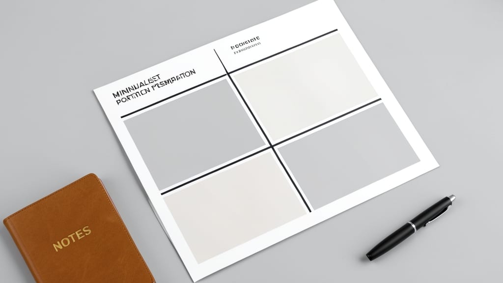 Minimalist Portfolio Presentation Template