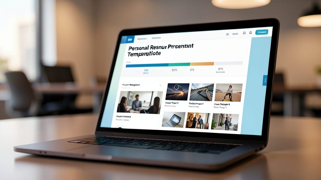 Personal Resume Presentation Template